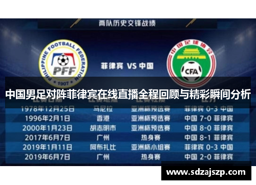 中国男足对阵菲律宾在线直播全程回顾与精彩瞬间分析